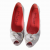 Pas de Rouge wedge bow pumps